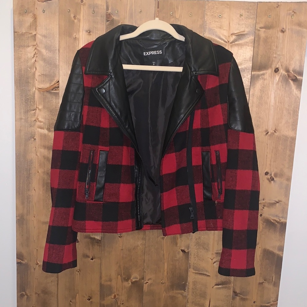 Red and Black Checkered Express Jacket